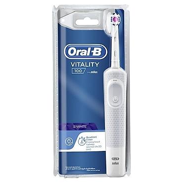 elektro per: Oral-B Vitality 100 (by Braun) elektrik diş fırçası – 3D White — 1