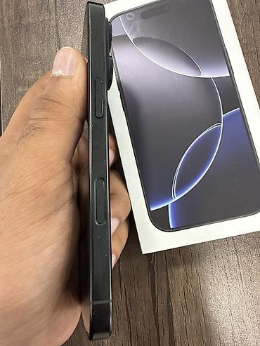 world telecom iphone 12 pro: IPhone 16 Pro, 128 GB, Graphite, Zəmanət, Simsiz şarj, Face ID — 1