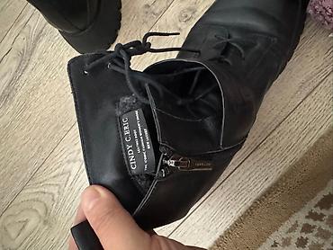 moon boot: Черные кожаные женские ботинки на зиму с натуральным подкладом из — 3