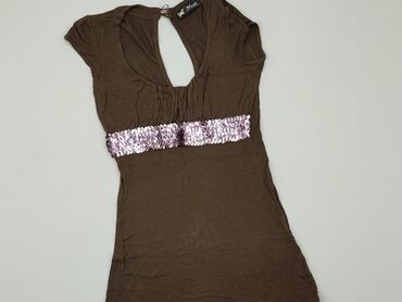 plisowane spódnice brązowa: Shirt, S (EU 36), condition - Fair