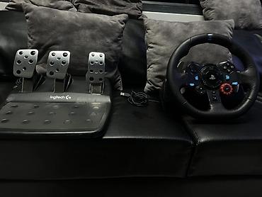 руль для playstation 4: Игровой руль Logitech G29 Driving Force с педальным блоком - — 3
