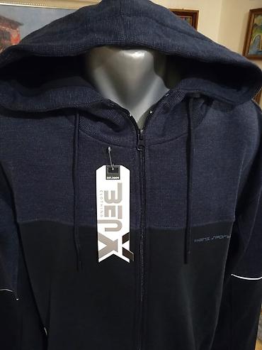 ledzend pantalone: Kvalitetan muski duks sa kapuljacom u velikom broju Benx 5XL Teget — 2