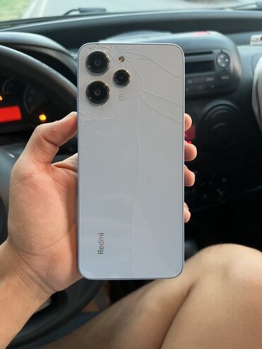 ми 10 с: Redmi, Redmi 12, Б/у, 256 ГБ, цвет - Белый, 2 SIM