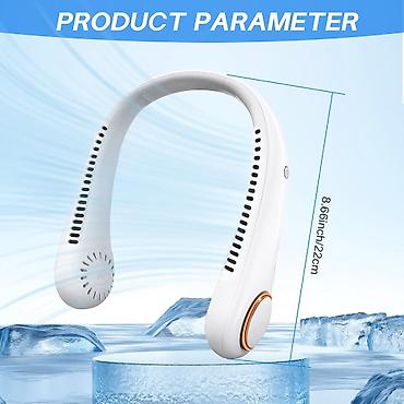 usb ventilator: XBOSS HL3 Mini Boyun Sərinkeşi – Portativ USB Şarjlı 4000mAh, 3 — 5