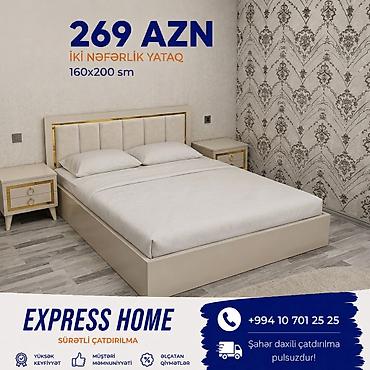 dehliz dolablari: Yeni, İkinəfərlik çarpayı, Bazasız, Matras ilə, Siyirməsiz, Azərbaycan — 1