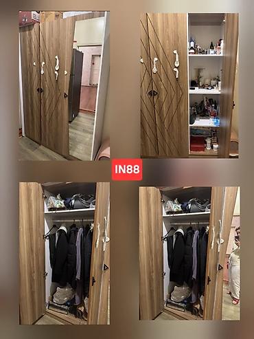 Digər mebel: Dolab tecili olaraq satilir 200 manata.Ölcüsü hündürlük 2 metr,eni — 1