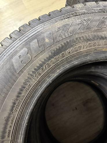 19580r15: Зимние шины Bridgestone Blizzak для легких коммерческих авто - — 3