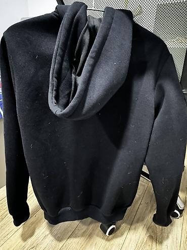 Kişi geyimləri: Svitşot, Nike, rəng - Qara — 2