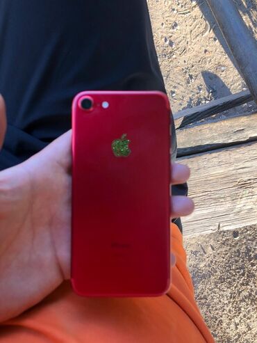 iphone оптом: IPhone 7, Б/у, 128 ГБ, Красный, Чехол, Коробка, 100 %