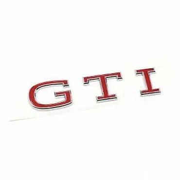 Auto delovi, gume i tjuning: Samolepljiv znak GTI novi tip. Novi tip znakova za Vw GTI. ✨ Znakovi — 10