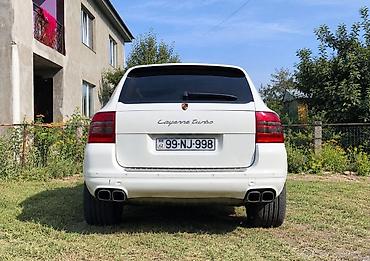 latun satisi: Porsche Cayenne, ağ rəng, 5 qapılı SUV Xarici: - Ağ kuzov — 5