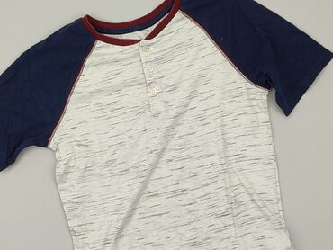 sukienki białe letnie eleganckie: T-shirt, H&M, 10 years, 134-140 cm, condition - Good