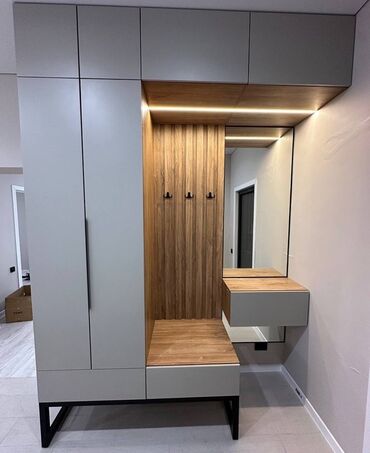 Шкафы для одежды: Мебель на заказ, Элегантный гардероб в современном стиле, выполненный — 29