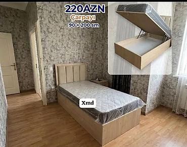 Çarpayı – 90×200 sm Qiymət: 220 AZN (şəkildə göstərilib) - Ölçü
