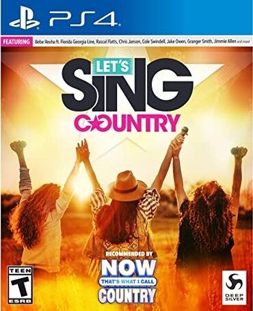 4 b disklər var: Ps4 üçün lets sing country oyun diski. Tam yeni, original bağlamada