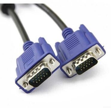 кабели и переходники для серверов vga: VGA кабели б\у 
Есть несколько штук
100 сом за штуку