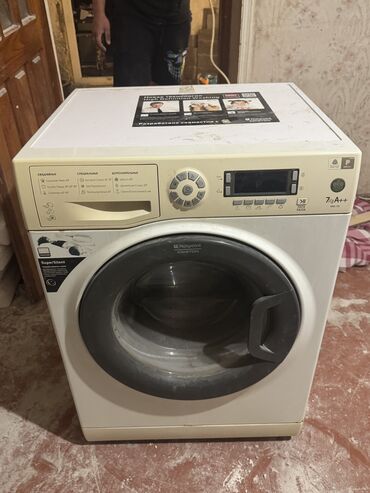 hotpoint ariston paltaryuyan: Paltaryuyan maşın Indesit, 7 kq, İşlənmiş, Avtomat, Qurutma var, Kredit yoxdur, Ünvandan götürmə