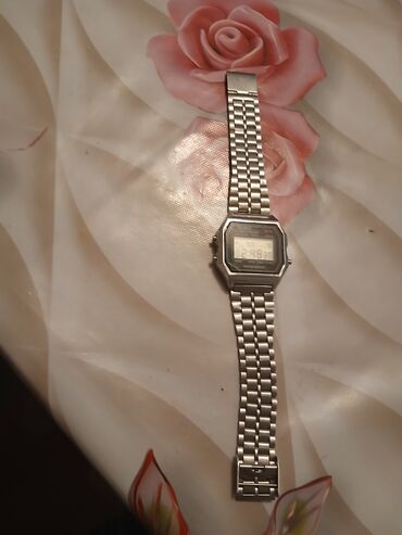 Çantalar: Qol saatı, Casio, rəng - Gümüşü