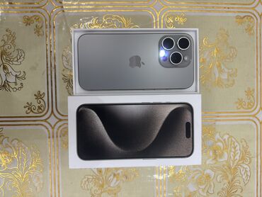 Apple iPhone: IPhone 15 Pro, Новый, 256 ГБ, Кабель, Коробка, 100 %