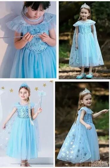 Kostimi za maskenbal: **model Š sa plaštom** **- Haljina je plava i ukrasna i možete je — 2