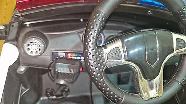 elektrikli maşınlar: 🚔 2 nəfərlik Polis Elektromobili | Pultlu | USB | LED İşıqlar | — 6