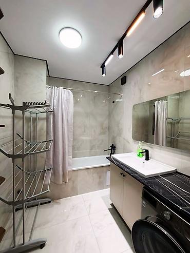 Продажа квартир: 2 комнаты, 77 м², Асанбай мкр Элитка, 9 этаж, Дизайнерский ремонт — 6