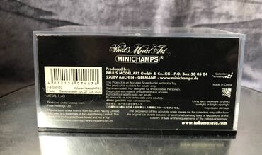 Avtomobil modelləri: McLaren, 2002 il, 1:43, Dəmir, Ödənişli çatdırılma — 3