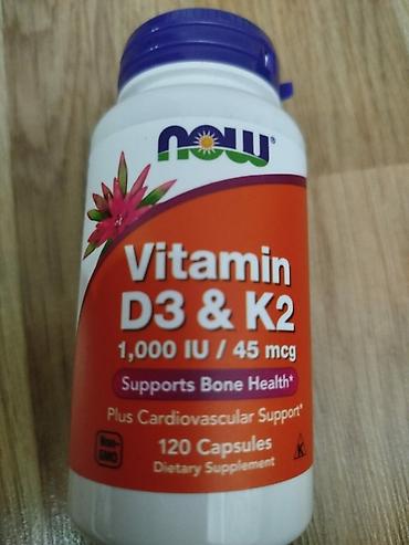lonpasin kapsula: Amerikadan gəlib Vitaminlər D3 & K2 1000 iu 120 kapsula — 4