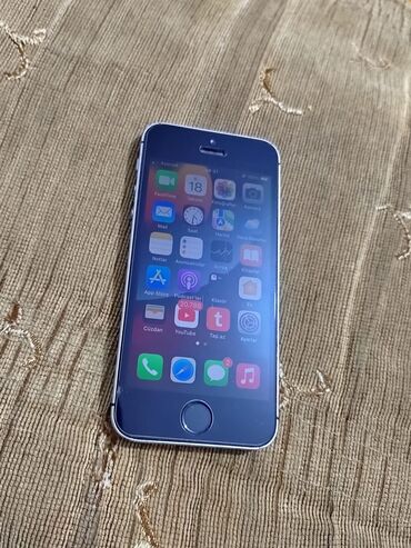 iphone se qiymeti: IPhone SE, 16 GB, Gümüşü, Barmaq izi, Face ID