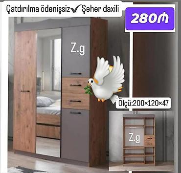 2ci el perde: Dolab yeni qarderob paltar dolabı — 1