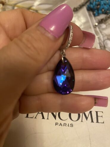 Üzüklər: Alyans, Üzük, Swarovski, Gümüş, 916 Əyar, Topaz — 12