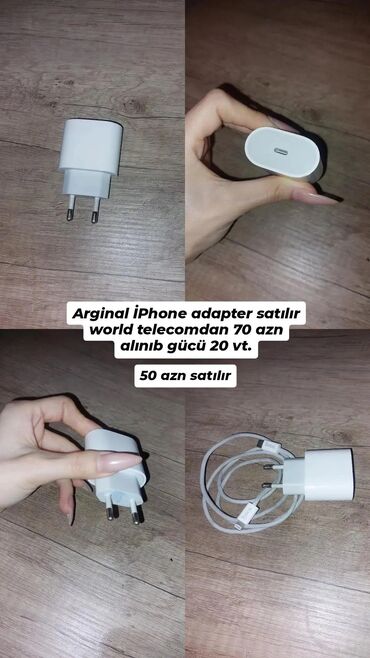 Adapterlər: Adapter Apple, 20 Vt, İşlənmiş