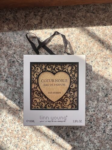 elegante exclusive parfum: Linn Young Coeur Noble” qadın parfümü Original Niderland (Hollandiya)