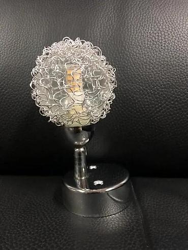 set stocica 3 u 1: Zidna lampa – metal, hrom, pokretna, L 15 cm - Materijal: metalno — 9