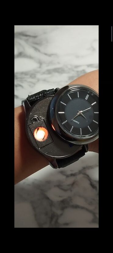 элегантные часы: Уникальные инновационные USB зарядные часы с зажигалкой Представляем