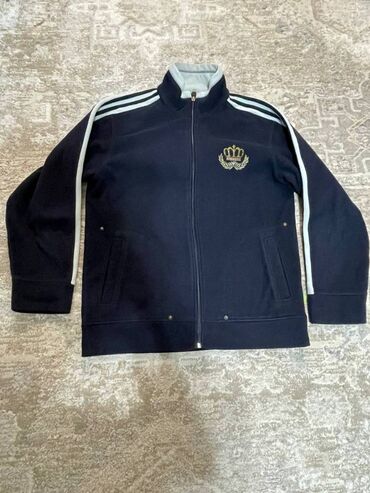 купить спортивный костюм мужской: Мужской спортивный костюм, XL (EU 42), Adidas, Б/у, цвет - Синий, Бесплатная доставка
