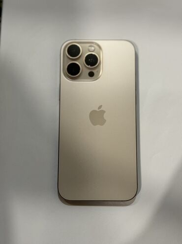 Apple iPhone: IPhone 16 Pro Max, Б/у, 256 ГБ, Desert Titanium, Чехол, Кабель, 91 % — 1