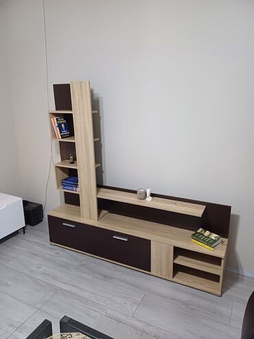 vitrine za kupatilo: TV stand, color - Brown, New