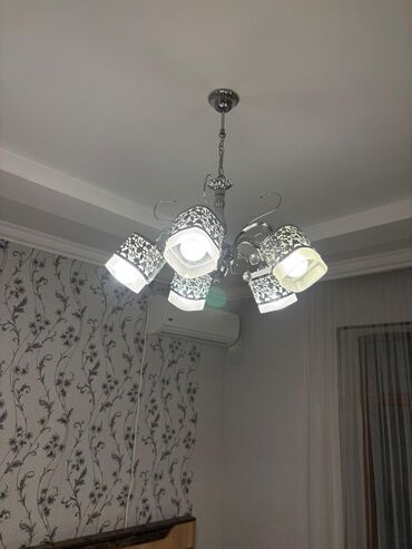 Led çilçıraqlar: Çılçıraq, 5 lampa, Metal