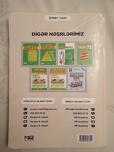 Testlər: Nərgiz R.Nəcəf 250 SINAQ. Salam kitab yenidir çox az sadə qələm ilə — 2