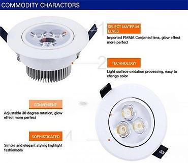 Rasveta: ✨ LED ROZETNE 3W – VIŠE MODELA – MULTIKOLOR 🔥 AKCIJA – GARANCIJA 2 — 7