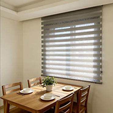 Rulon ştorlar: Zebra və rulon pərdələr Məhsul təsviri: - İkiqat qatlı zebra — 4