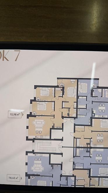 Продажа квартир: 3 комнаты, 113 м², Орто-Сай с. Элитка, 2 этаж — 2