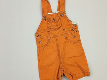 pomarańczowe sukienki: Dungarees, 3-6 months, condition - Very good