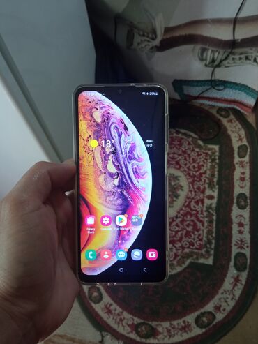 Samsung: Samsung Galaxy A12, 64 GB, rəng - Boz, Barmaq izi