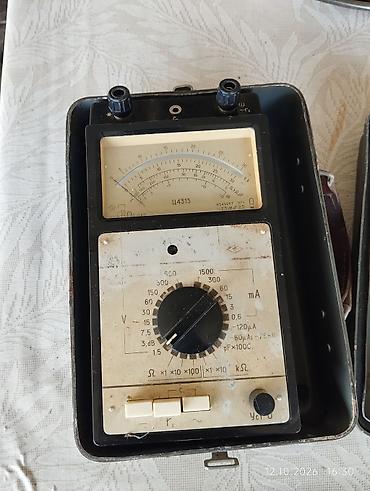 retro saat: Üniversal köhnə tip analoq ölçü cihazı – Q4313 (Ц4313) laborator — 3