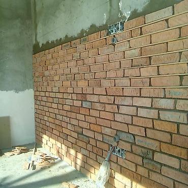 Fasad işləri: Kabançik travertin dekorativni daş usdasi — 25