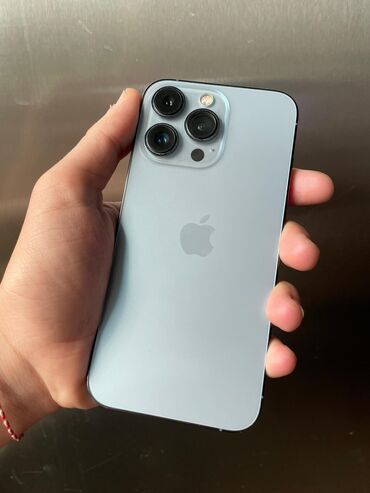 Apple iPhone: IPhone 13 Pro, 128 GB, Blue Titanium, Zəmanət, Face ID