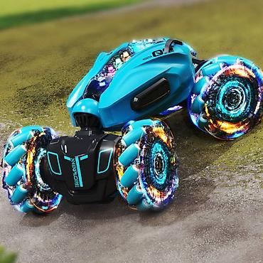 nerf satisi: Buxarlı oyuncaq maşın Stunt car 2277-2B Həm pult, həm də saat ilə — 6