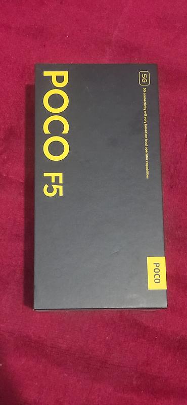 Poco F5, Б/у, 256 ГБ, цвет - Синий, 2 SIM